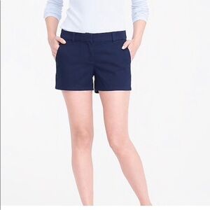 J Crew 5” Chino Shorts Navy, size 0